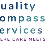 QC Logo with wording "Quality Compassionate Servies"